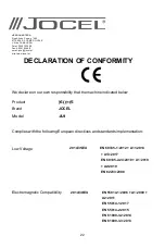 Preview for 71 page of Jocel JCV-80 Instruction Manual