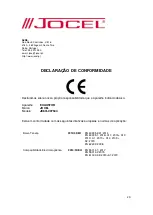 Preview for 20 page of Jocel JE60I-007544 Instruction Manual