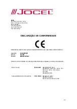 Preview for 21 page of Jocel JE60I-007544 Instruction Manual