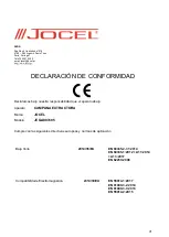 Preview for 21 page of Jocel JEGA007605 Instruction Manual