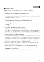 Предварительный просмотр 22 страницы Jocel JEGA007605 Instruction Manual