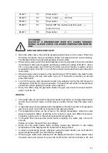 Предварительный просмотр 51 страницы Jocel JEGB12L015815 Instruction Manual