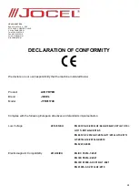 Предварительный просмотр 31 страницы Jocel JFR011749 Instruction Manual