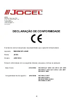 Предварительный просмотр 25 страницы Jocel JLR013934 Instruction Manual