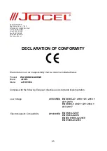 Предварительный просмотр 72 страницы Jocel JLR013934 Instruction Manual