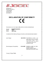 Предварительный просмотр 70 страницы Jocel JLR013989 Instruction Manual