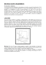 Предварительный просмотр 29 страницы Jocel JP2GI009074 Instruction Manual