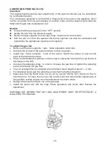 Preview for 32 page of Jocel JPEMGBG-705A Instruction Manual