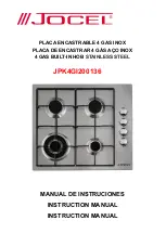 Предварительный просмотр 1 страницы Jocel JPK4GI200136 Instruction Manual