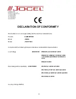 Предварительный просмотр 10 страницы Jocel JSC017024 Instruction Manual