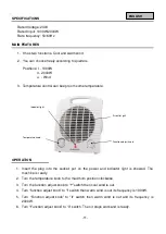 Preview for 12 page of Jocel JTV013231 Manual