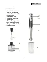 Preview for 8 page of Jocel JV004826 Instruction Manual