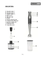 Предварительный просмотр 14 страницы Jocel JV004826 Instruction Manual