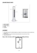 Preview for 13 page of Jocel JVT030542 Instruction Manual