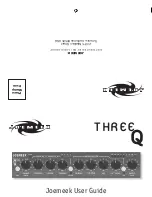 Joemeek Three Q User Manual предпросмотр