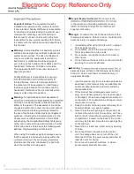 Preview for 2 page of Joerns Arise LAL 1000 User & Service Manual