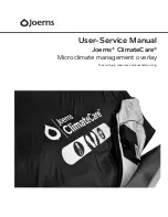 Joerns ClimateCare User & Service Manual preview