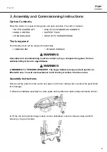 Preview for 5 page of Joerns Hoyer Calibre User Instruction Manual