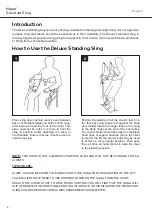 Preview for 2 page of Joerns Hoyer Deluxe Standing User Instruction Manual