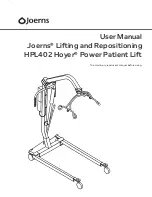 Joerns HPL402 Hoyer User Manual preview