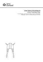 Joerns Oxford High Back Sling User Instruction Manual preview