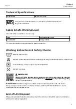 Preview for 5 page of Joerns Oxford Limb Lifter User Instruction Manual