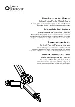 Preview for 1 page of Joerns Oxford Pro Digital Weigh-Scale User Instruction Manual