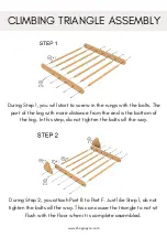 Preview for 2 page of Joey Co CLIMBING TRIANGLE Assembly Instructions