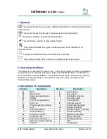 Preview for 4 page of Jofemar Coffeemar G-250 Technical Manual