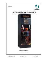 Jofemar COFFEEMAR G-500 V2 User Manual preview