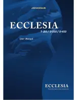 Johannus Ecclesia D-350 User Manual предпросмотр