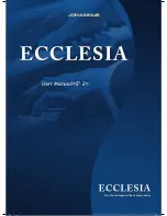 Preview for 1 page of Johannus Ecclesia D-47 User Manual