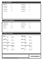 Предварительный просмотр 3 страницы Johanson SHIMA 90 WITH 1 TABLE Manual