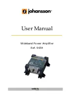 Предварительный просмотр 1 страницы Johansson 9654 User Manual