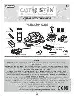 John Adams Cutie Stix Instructions Manual preview