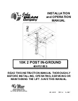 Preview for 1 page of John Bean 40HP210ES Instruction Manual