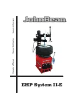 John Bean EHP II-E Operator'S Manual предпросмотр