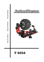 Preview for 1 page of John Bean T 8058 Operator'S Manual