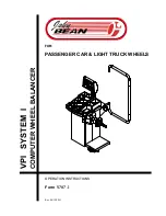 John Bean VPI System Operation Instructions Manual preview