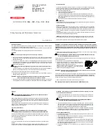 John Crane Metastream TSK Fitting, Operating And Maintenance Instructions предпросмотр