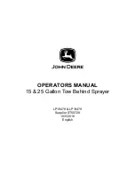 Preview for 1 page of john deer LP19478 Operator'S Manual