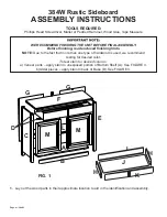 Предварительный просмотр 4 страницы John Greenleaf 384W Assembly Instructions Manual