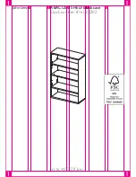 John Lewis ABACUS 3 SHELF Bookcase Manual предпросмотр