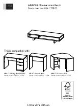 John Lewis ABACUS 816 / 70202 Manual preview