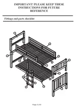 Предварительный просмотр 3 страницы John Lewis Ashton Bunk Bed Bed Quick Start Manual