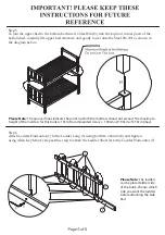 Предварительный просмотр 6 страницы John Lewis Ashton Bunk Bed Bed Quick Start Manual