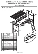 Предварительный просмотр 3 страницы John Lewis Ashton High Sleeper Bed Assembly Instructions Manual