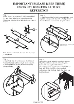 Предварительный просмотр 9 страницы John Lewis Ashton High Sleeper Bed Assembly Instructions Manual