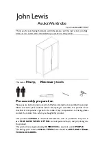 John Lewis Asuka Wardrobe 803/13907 Quick Start Manual предпросмотр