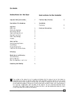 Preview for 3 page of John Lewis CFI 105 Operating And Installation Manual